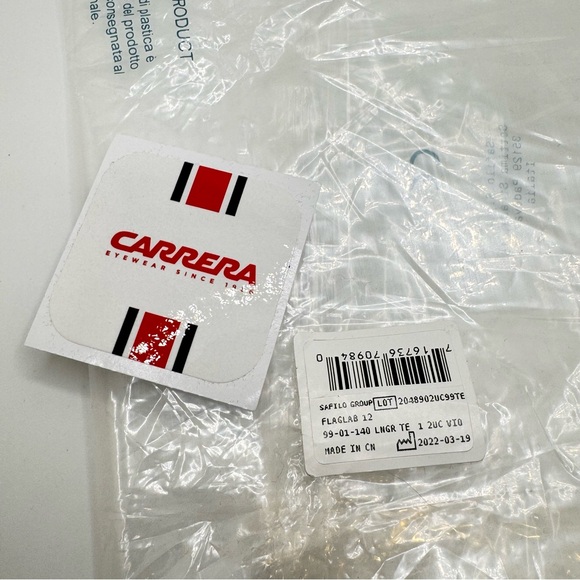 Carrera - Flaglab 12 08686 Sunglasses - GIFTABLE - NWT IN BOX - 99-01-140 UNISEX - Picture 16 of 16